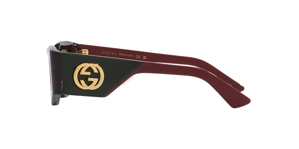 Gucci GG1664S S (51 - 21) with Green lenses and Tortoise