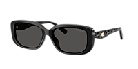 【COACH サングラス】 Coach HC8444D CBY86 L (57 - 15) with Grey lenses and Black frame