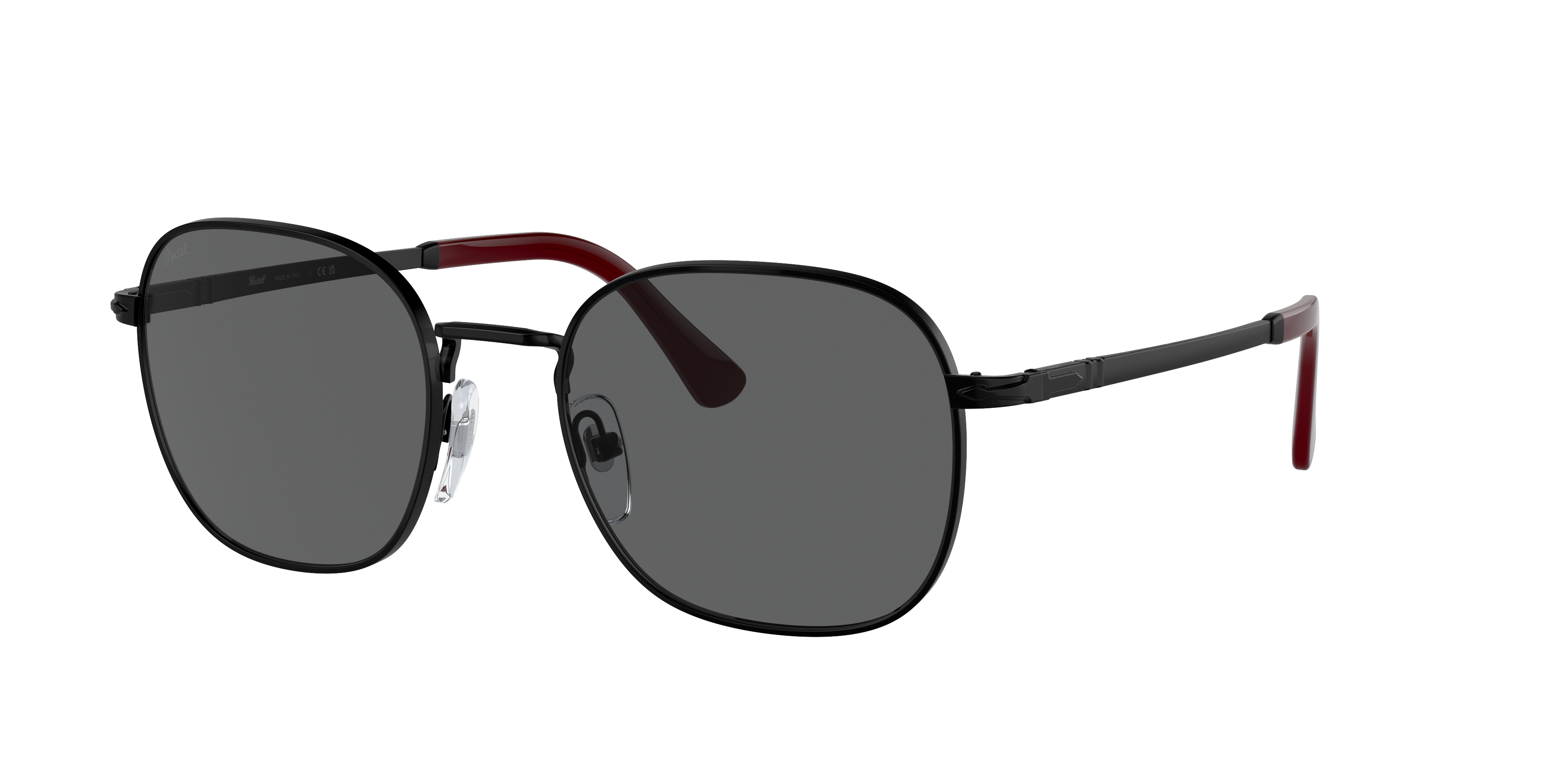 Persol Unisex Sunglass PO1009S -  Frame color: Black, Lens color: Dark Grey