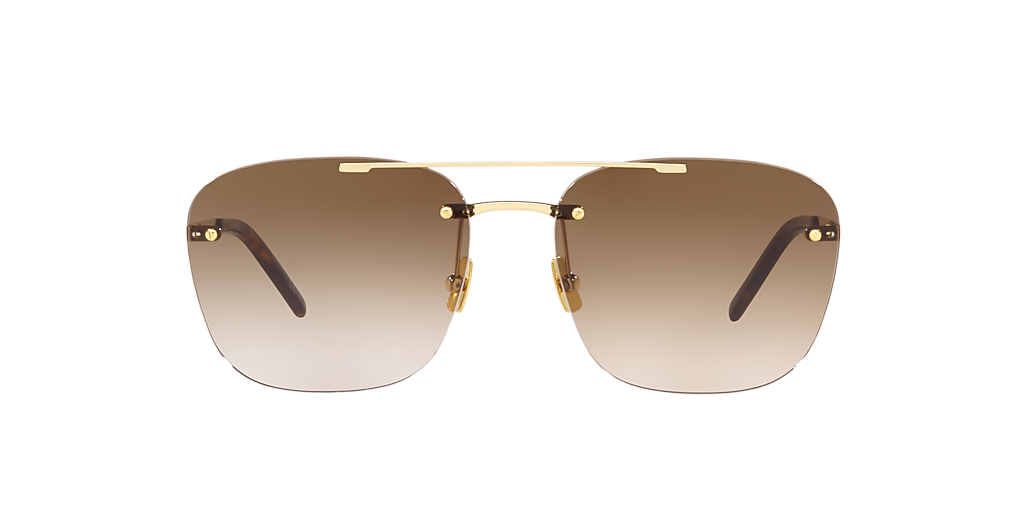 Saint Laurent SL 309 Rimless L (58 - 17) with Brown lenses