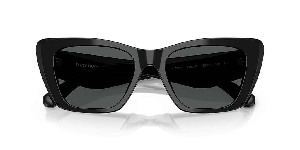 Tory Burch TY7216U S (52 - 18) with Grey lenses and Black frame