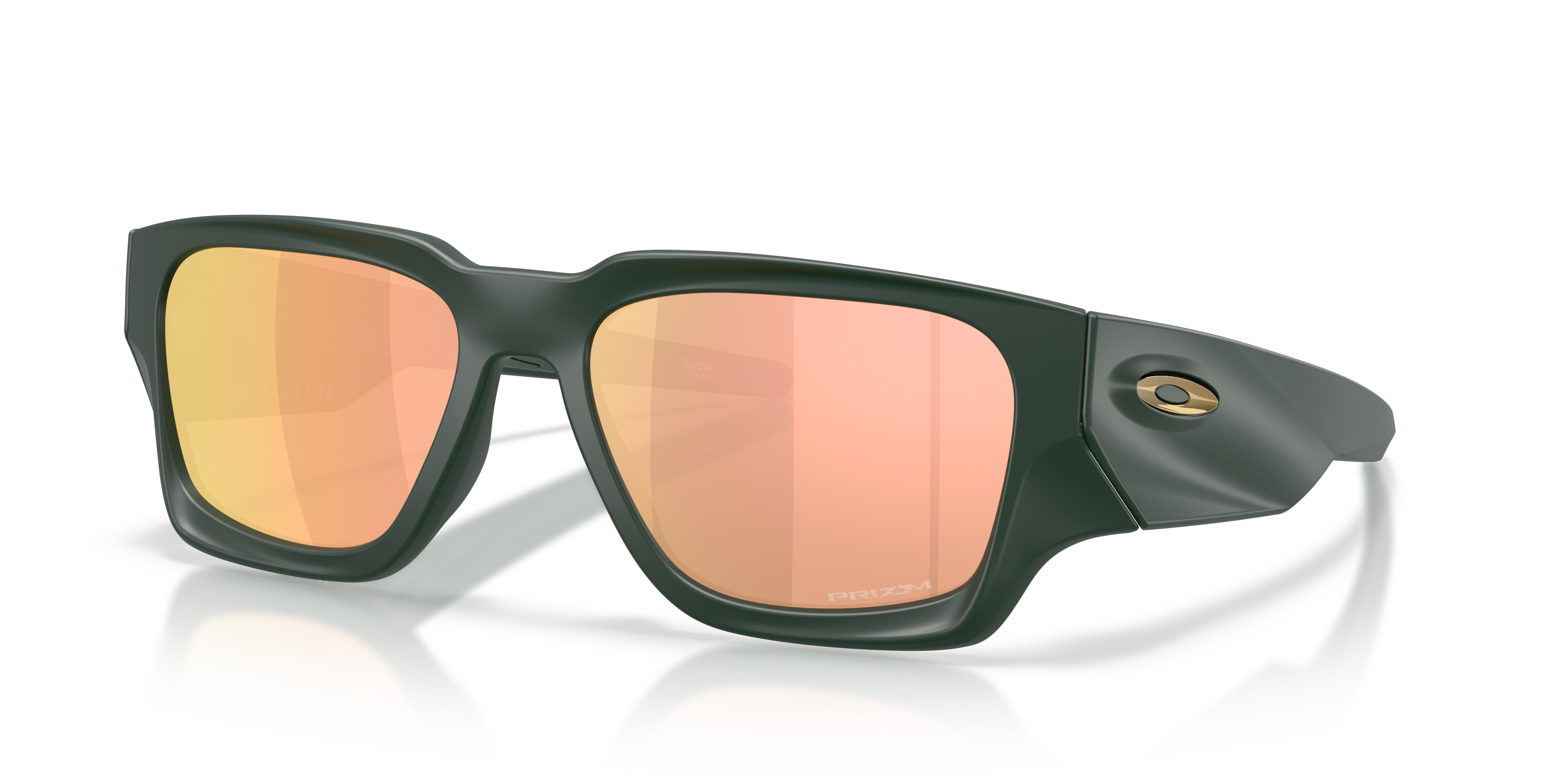 Oakley OO9514L Instagator XL (58 - 18) com Lentes Ouro e Armação