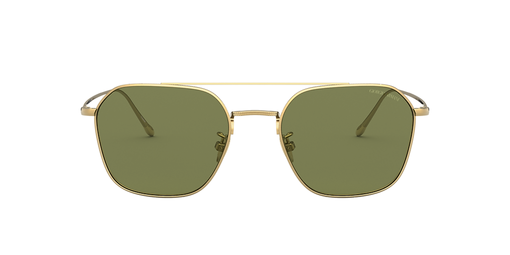 Giorgio Armani AR6095T L (54 - 20) with Green lenses and Gold