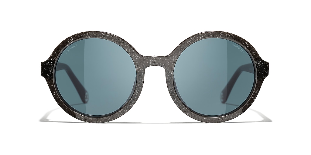 Chanel Round Sunglasses CH5522U S (51 - 21) with Blue lenses