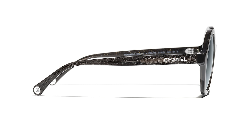 Chanel Round Sunglasses CH5522U S (51 - 21) with Blue lenses