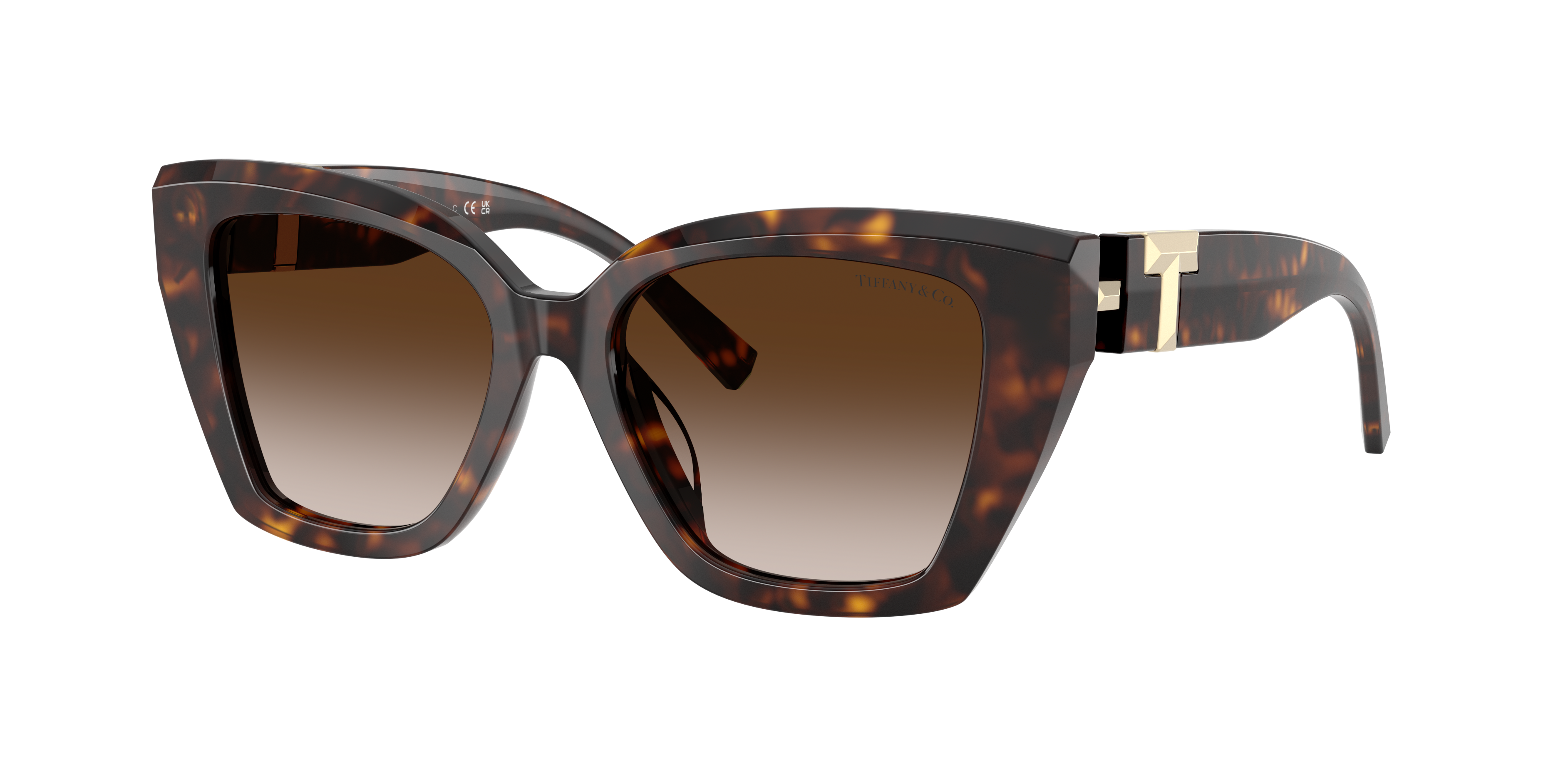 Tiffany & Co. Woman Sunglass TF4239U -  Frame color: Havana, Lens color: Brown Gradient