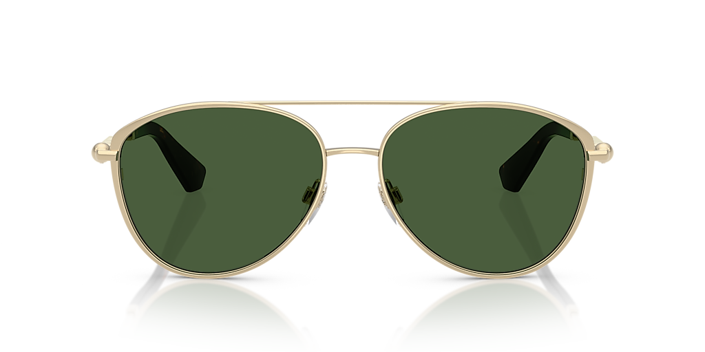 Burberry BE3157 XXL (59 - 16) with Green lenses and Gold frame