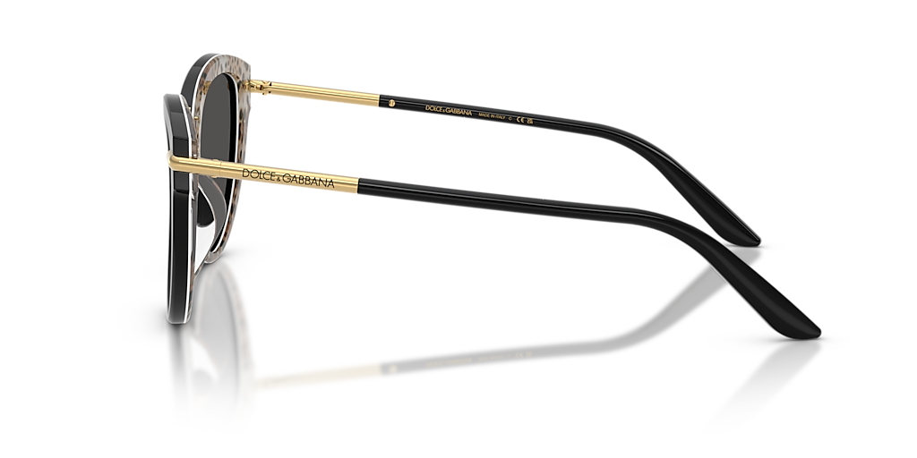 Dolce&Gabbana DG4492 XXL (55 - 21) with Grey lenses and Black
