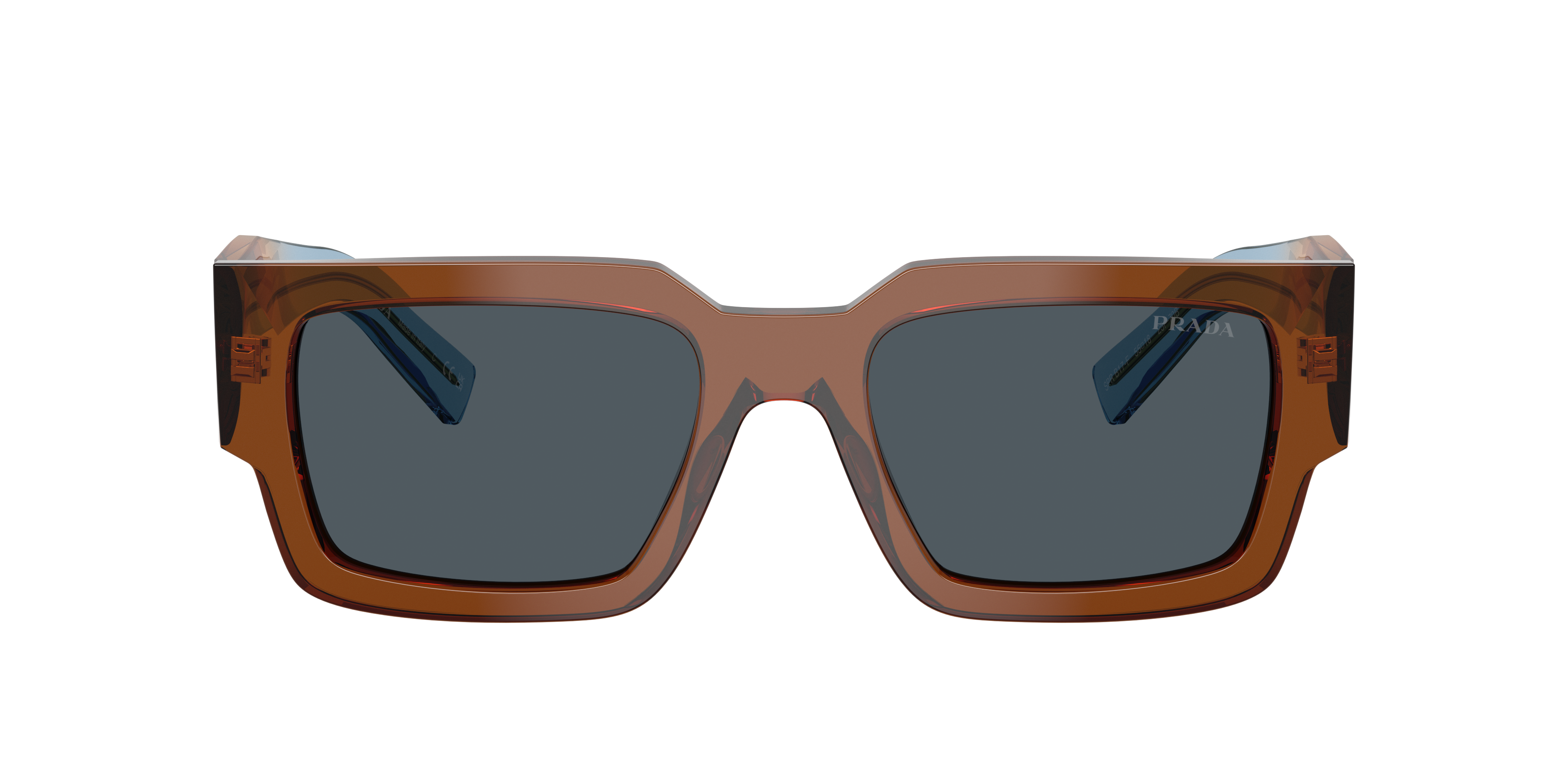 プラダ Prada PR B17SF L (55 - 18) with Grey lenses and Brown frame