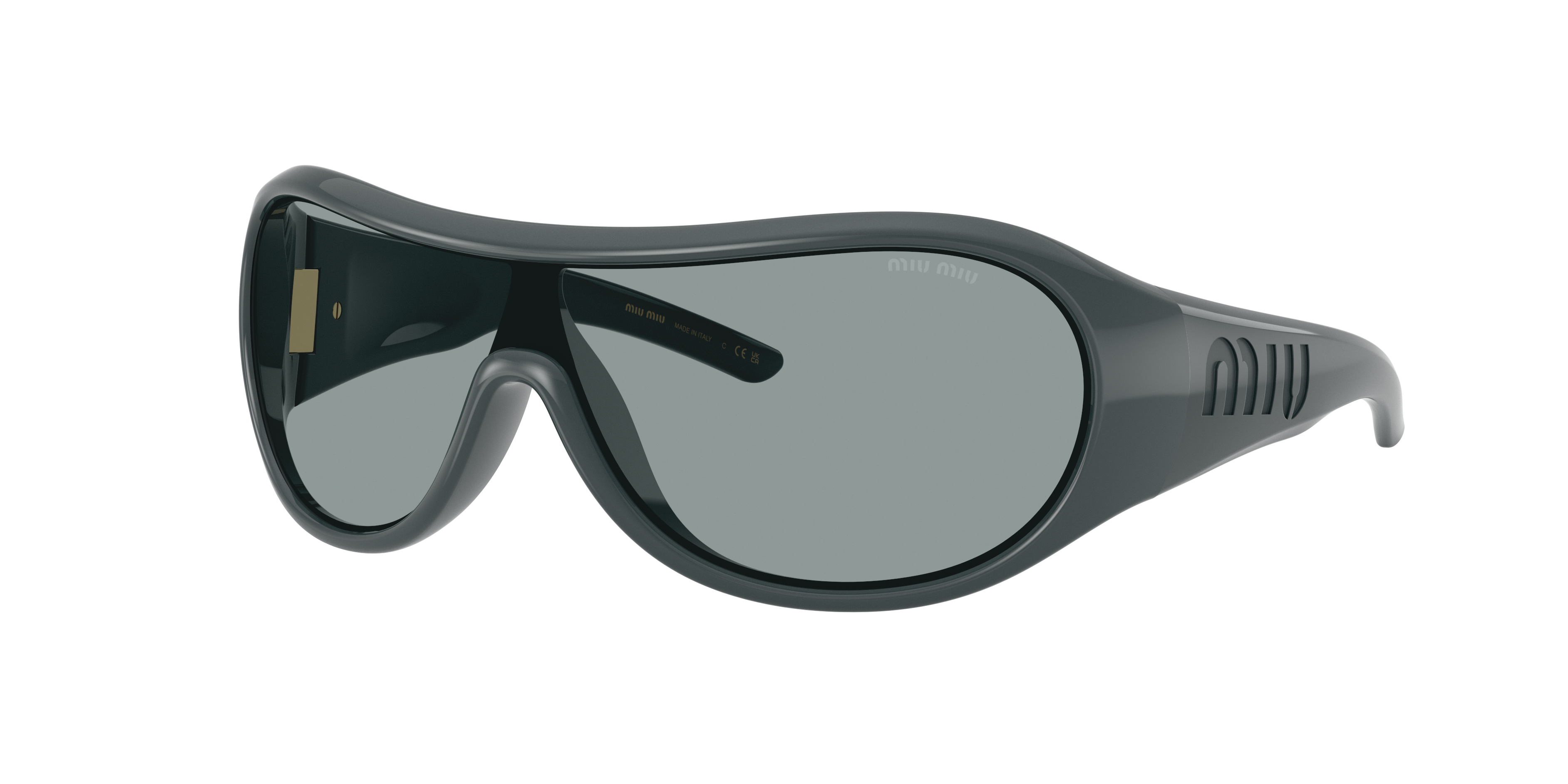 Miu Miu Woman Sunglass MU B14SU -  Frame color: Grey, Lens color: Black/Grey