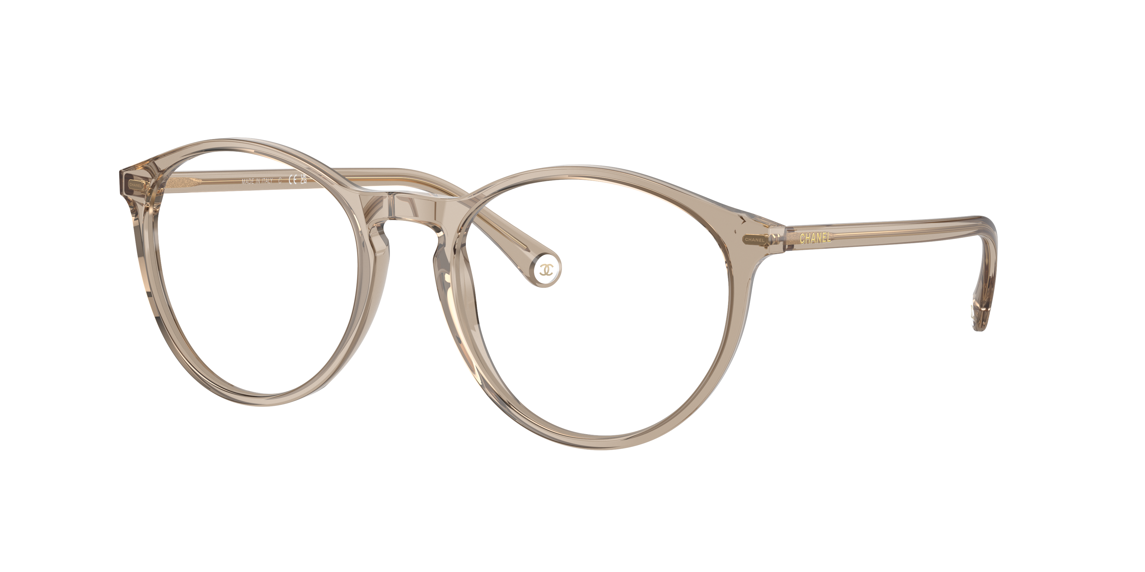 Chanel Woman Sunglass Pantos Eyeglasses CH3413 -  Frame color: Grey, Lens color: Demo Lens