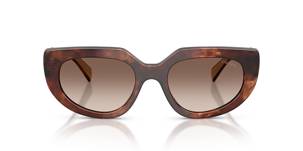 Prada PR D02S M (53 - 20) with Brown lenses and Tortoise frame