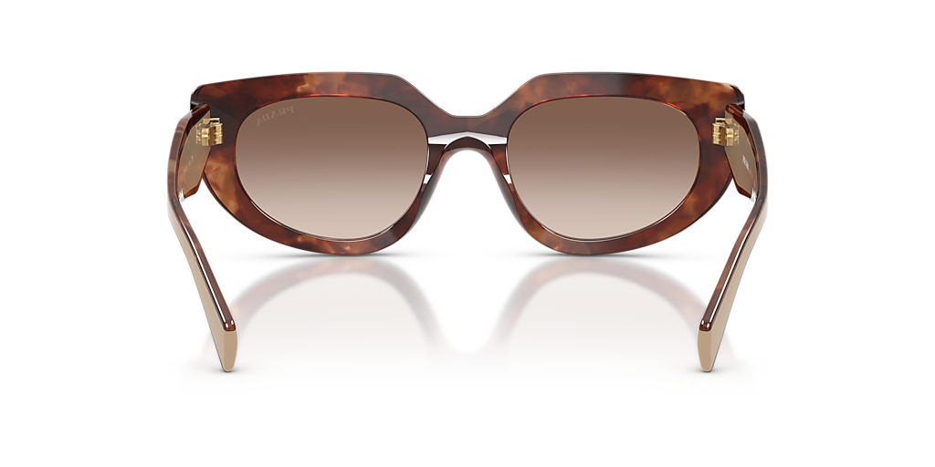 Prada PR D02S M (53 - 20) with Brown lenses and Tortoise frame