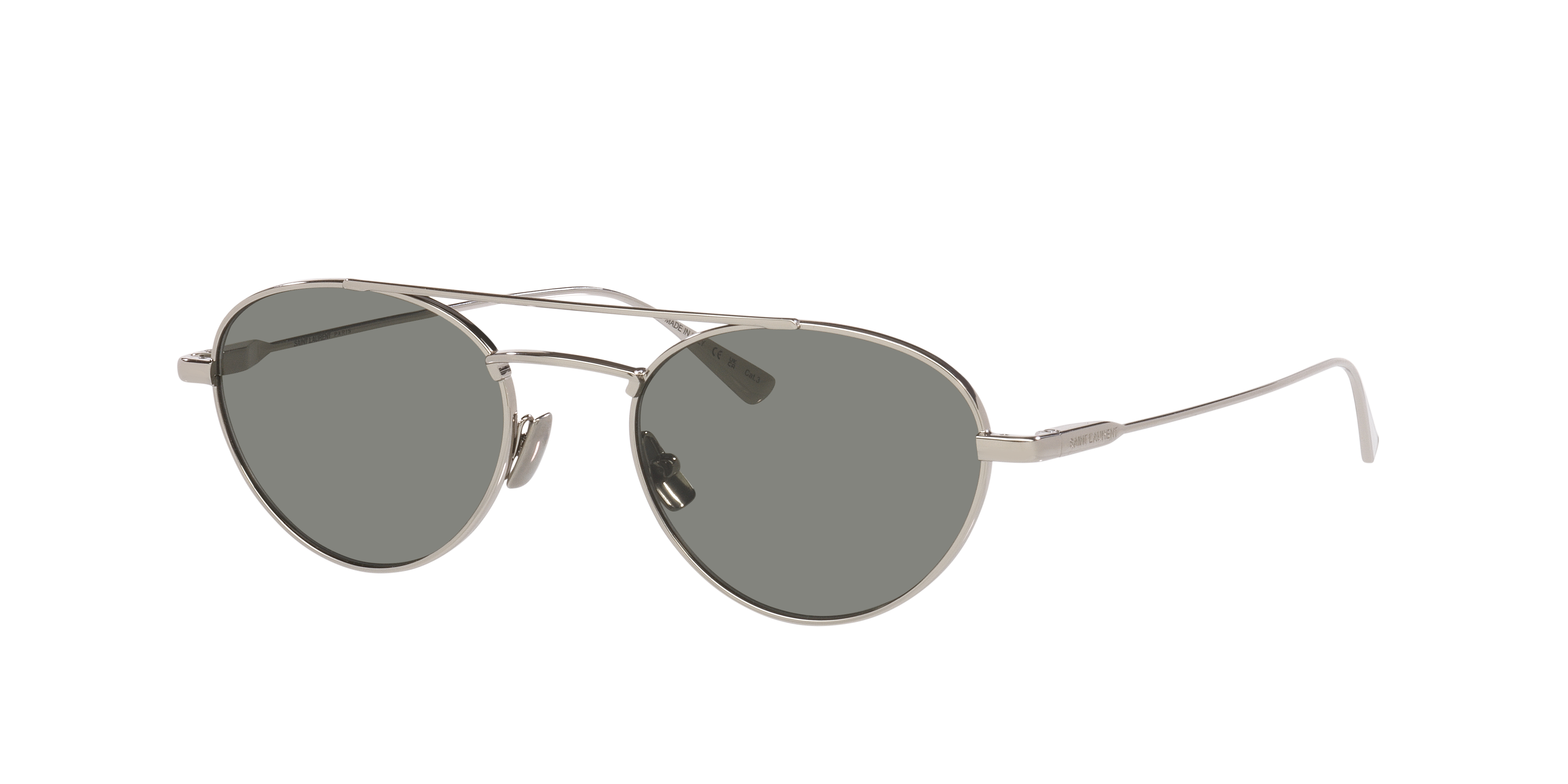 Saint Laurent SL97 M (51 - 20) with Grey lenses and Silver frame