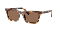 サングラス MiuMiu FW24 Miu Miu - 0MU A05S - 14L60M (0MU A05S 14L60M) Miu Miu MU A05S Sunglasses | LensCrafters
