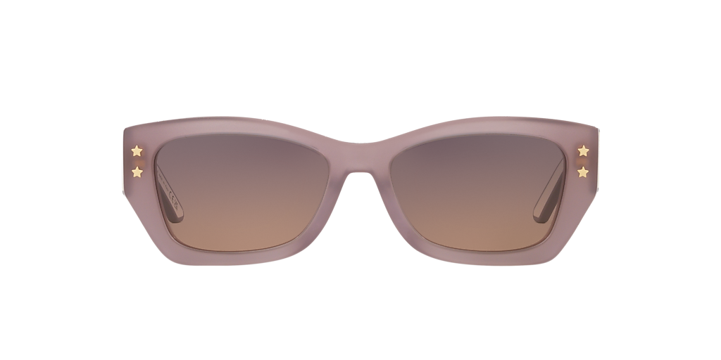 DIOR CD40113U Grey - Women Luxury Sunglasses, Purple Gradient Lens