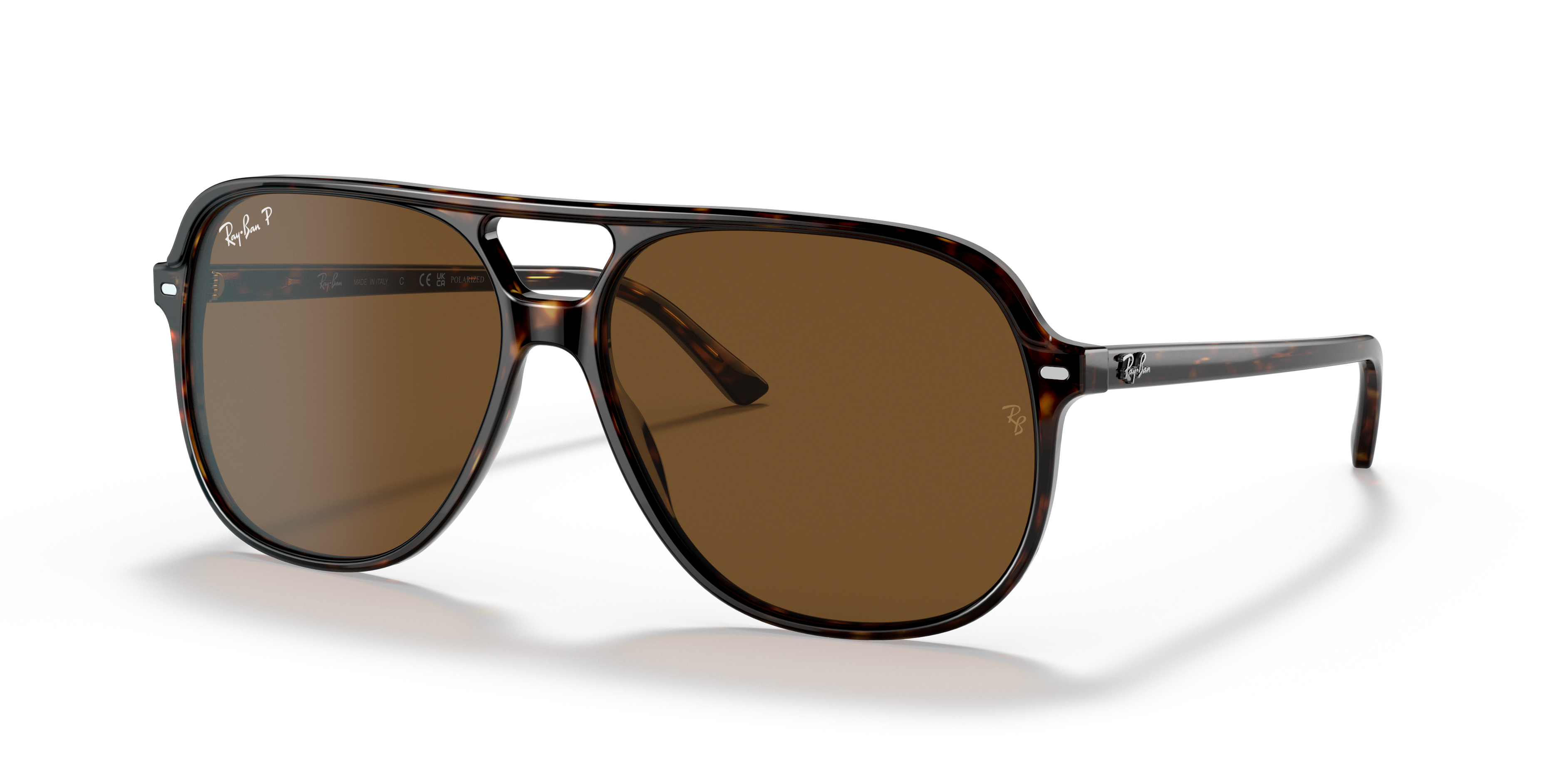 Ray-Ban RB2198 Bill XS (56 - 14) with Brown lenses and Tortoise