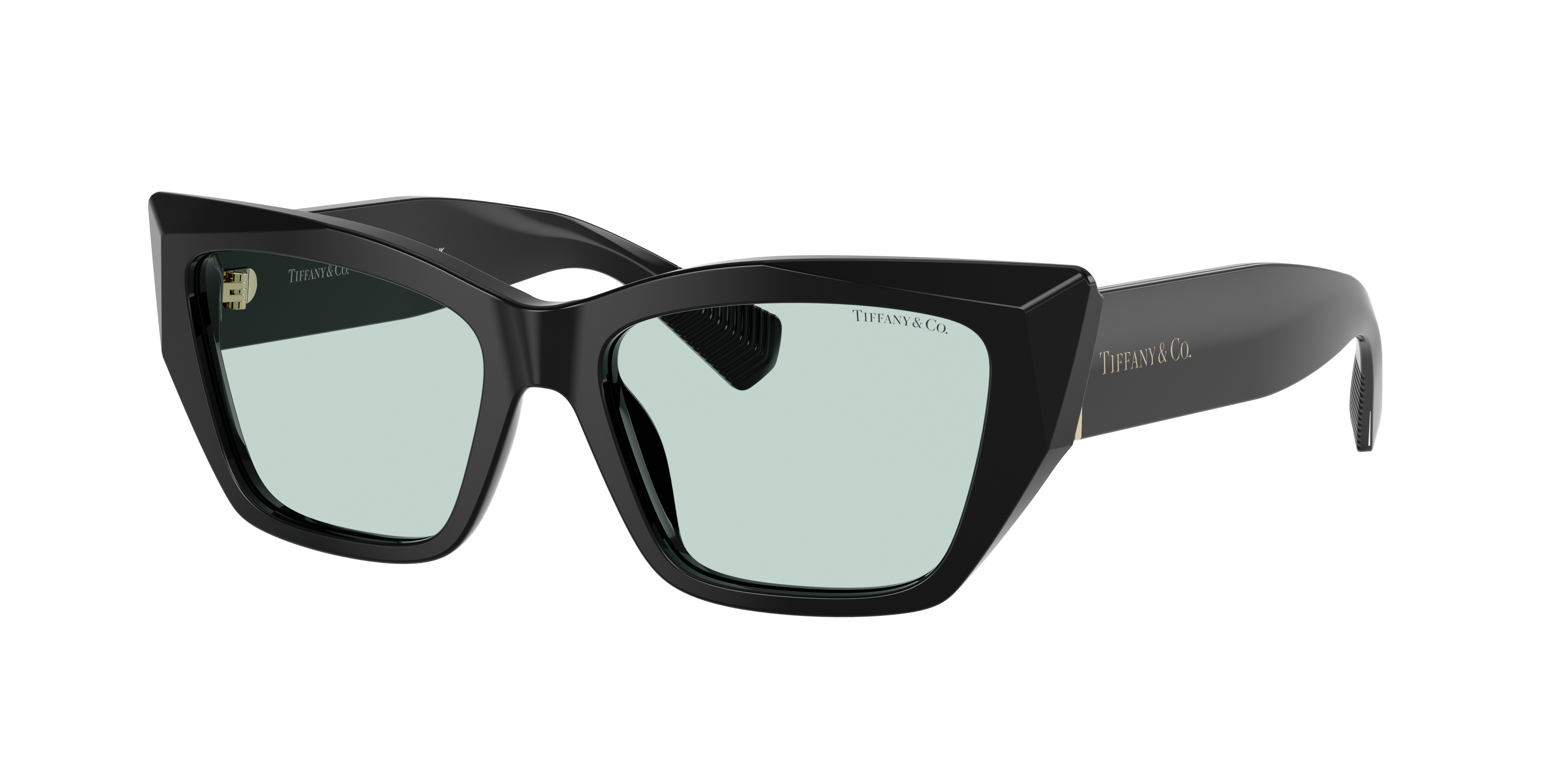 Tiffany & Co Tiffany Light Azure Cat Eye Ladies Sunglasses Tf4230f 8001d9 54 In Black