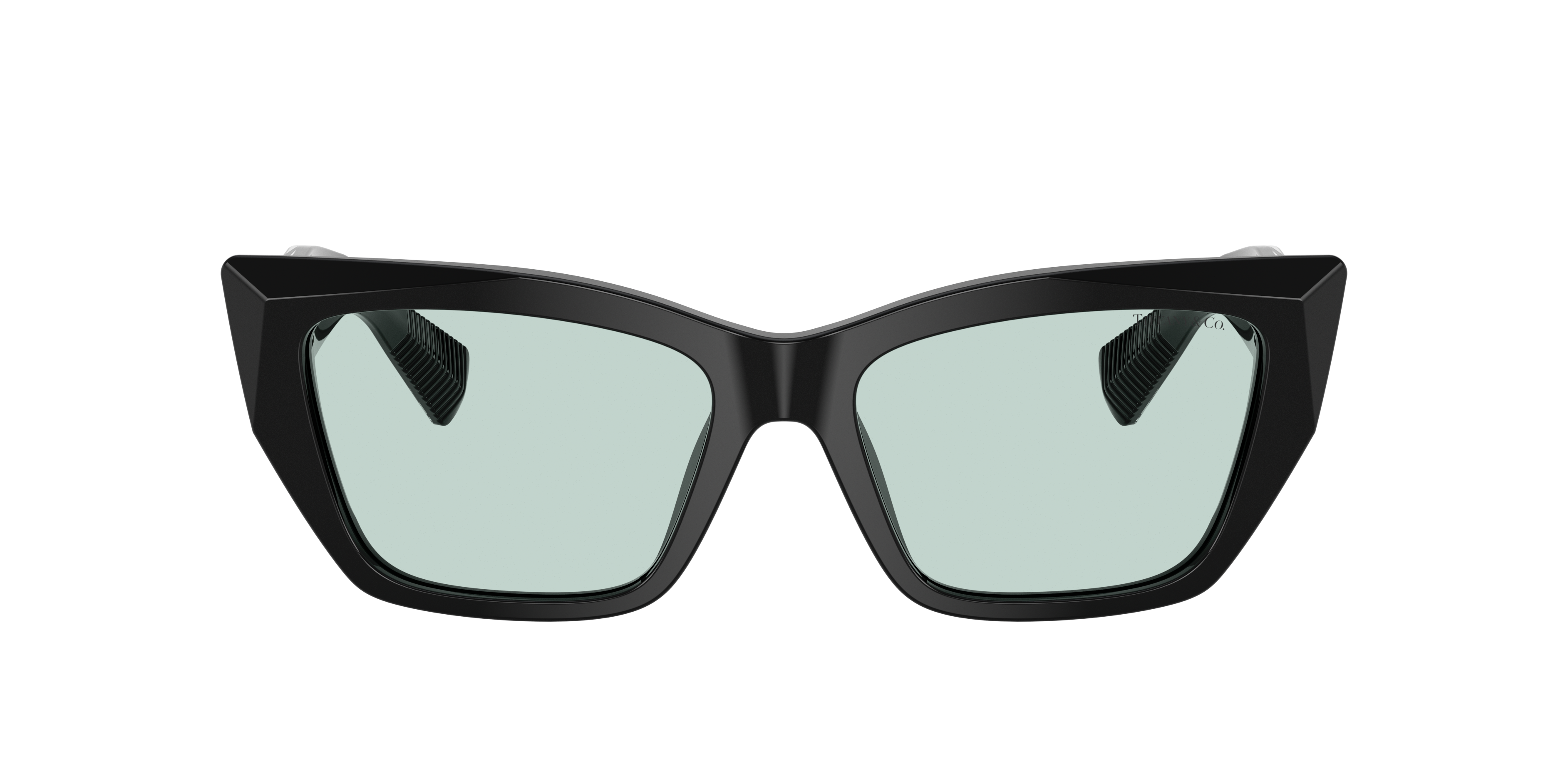 Tiffany & Co Tiffany Light Azure Cat Eye Ladies Sunglasses Tf4230f 8001d9 54 In Black