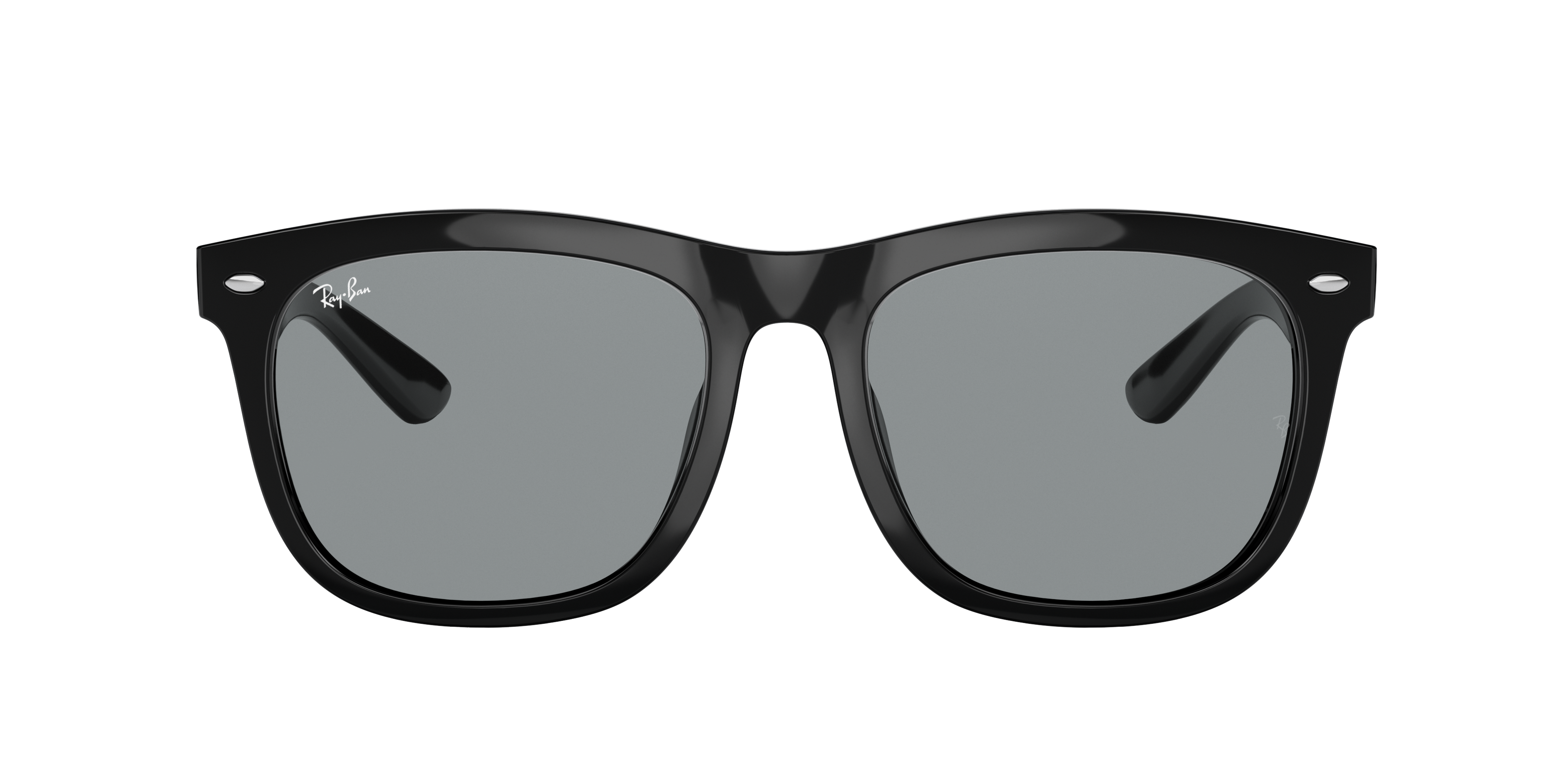 RB4260D.601/55.57口19/145 Ray-Ban RB4260D Asian Fit 601/71 Square Black Sunglasses