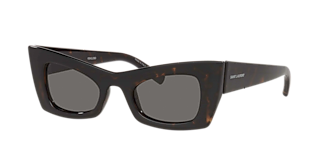 SAINT LAURENT セミシアハックレスホティスツ 791277Y37TE 9662 Saint Laurent SL 593 XS (52 - 20) with Black lenses and