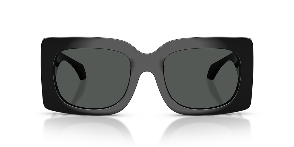 VERSACE VE4496U Black - Women Luxury Sunglasses, Dark Grey Lens