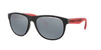 ARMANI EXCHANGE AX4096S Matte Grey - Men Sunglasses, Green Mirror Light Blue Lens