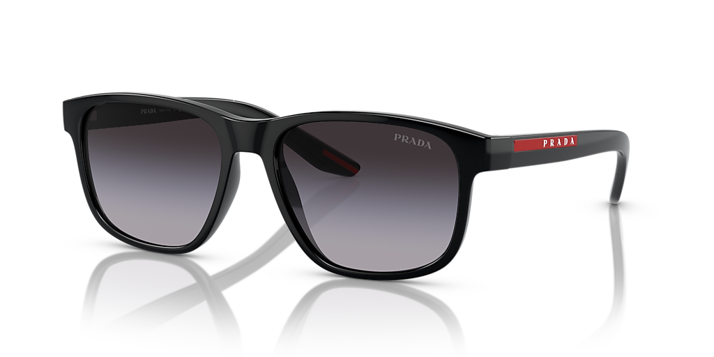 Prada Linea Rossa PS 06YS XL (56 - 17) with Grey lenses and Black