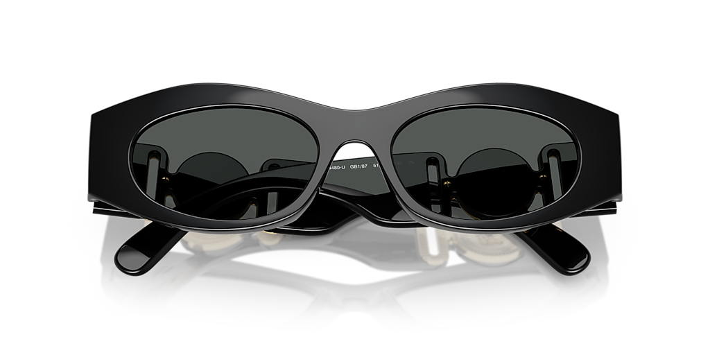 VERSACE VE4480U Havana - Women Luxury Sunglasses, Dark Grey Lens