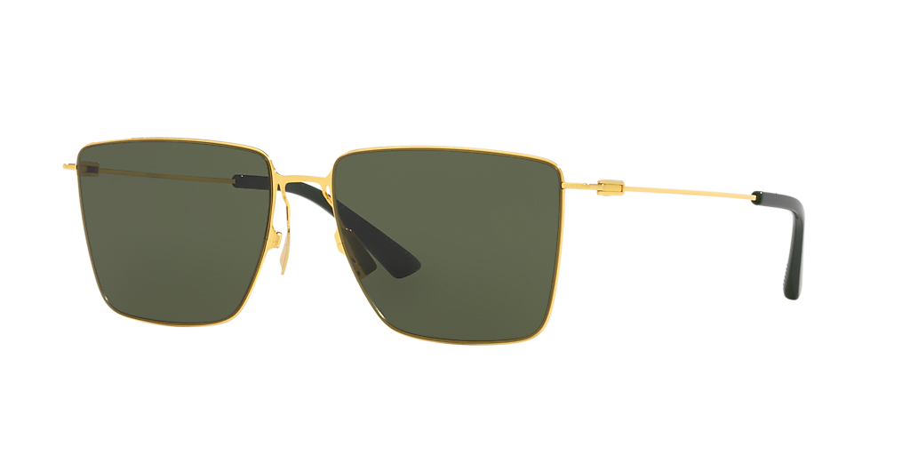 Bottega Veneta BV1267S L (58 - 17) with Green lenses and