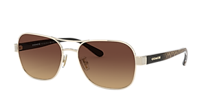 Coach HC8377U CL925 XXL (55 - 18) with Grey lenses and Black