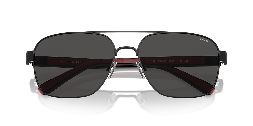 Polo Ralph Lauren PH3154 XXL (62 - 17) with Grey lenses and Black