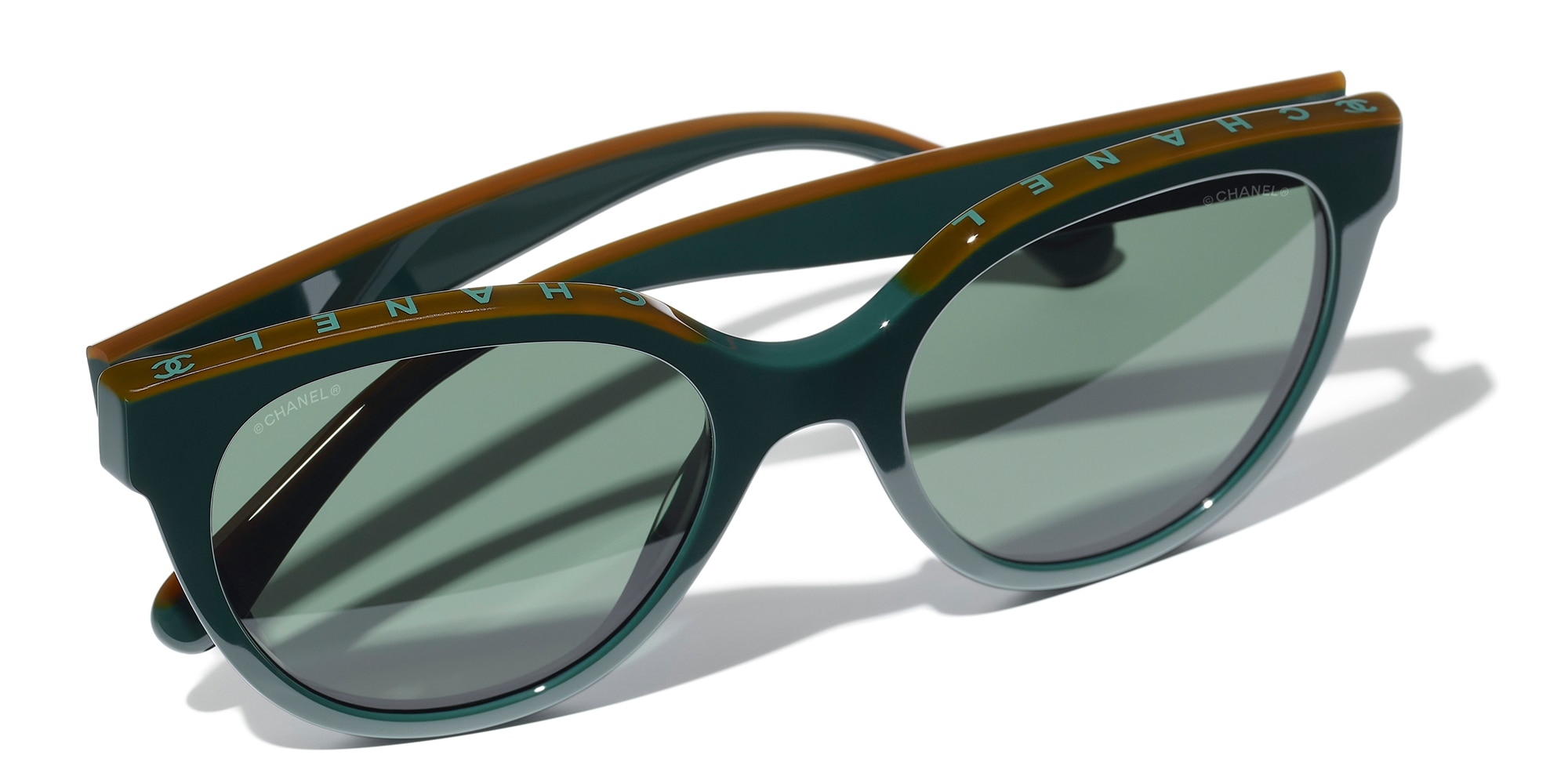 Chanel Square Sunglasses CH5414 L (54 - 20) with Green
