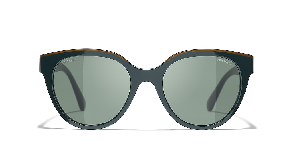 Chanel Square Sunglasses CH5414 L (54 - 20) with Green