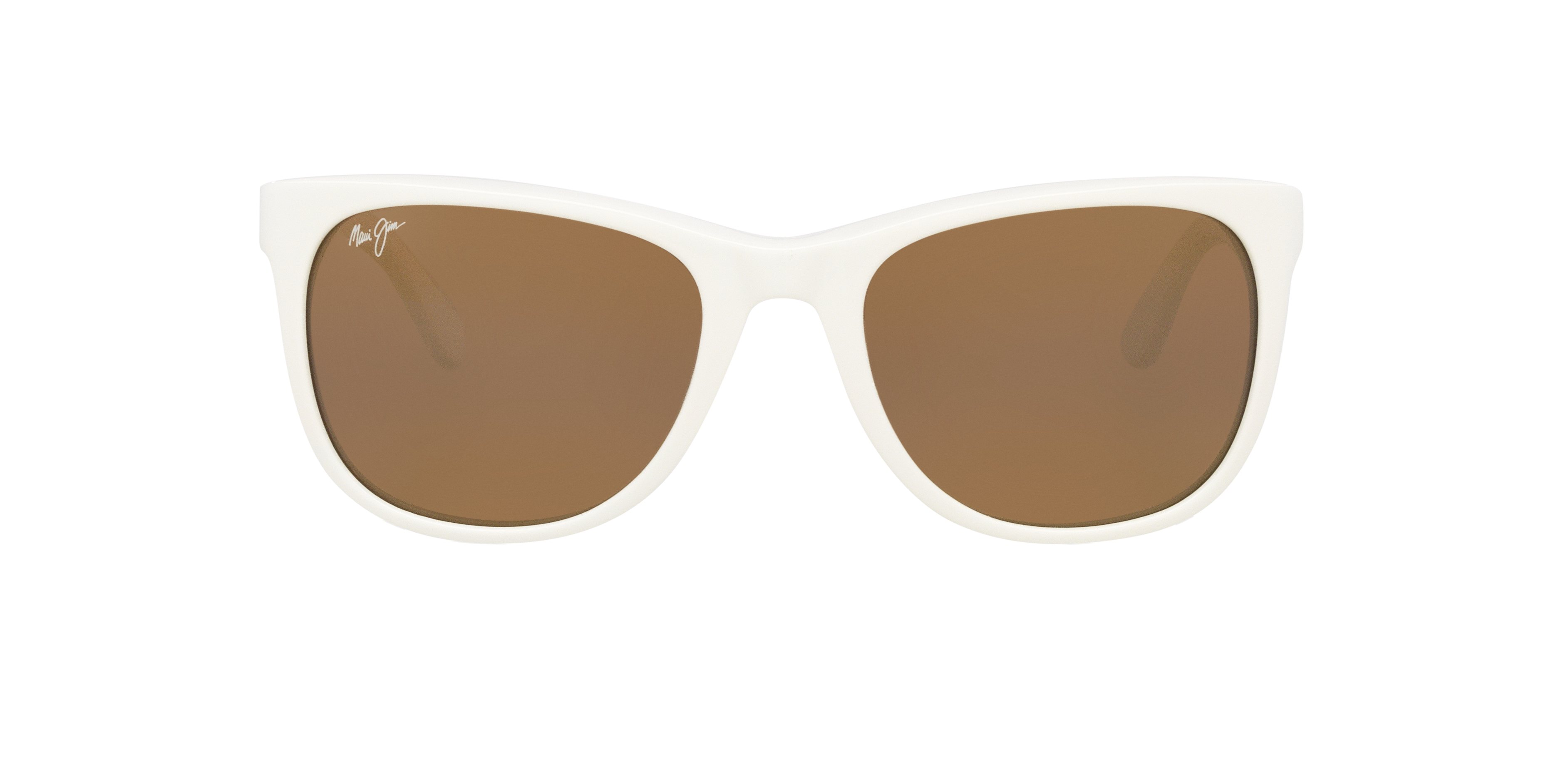 Maui Jim Kikonia Xl L (55 - 22) with Copper lenses and White frame