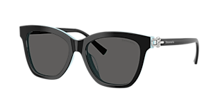 Tiffany & Co. TF4105HB S (55 - 17) with Brown lenses and Tortoise