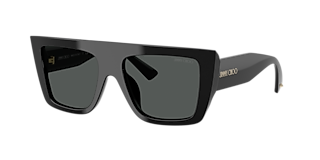 JIMMY CHOO ヒロ フレム サンクラス 5024HUSOLE 500087 Jimmy Choo JC5004 M (55 - 15) with Grey lenses and Black