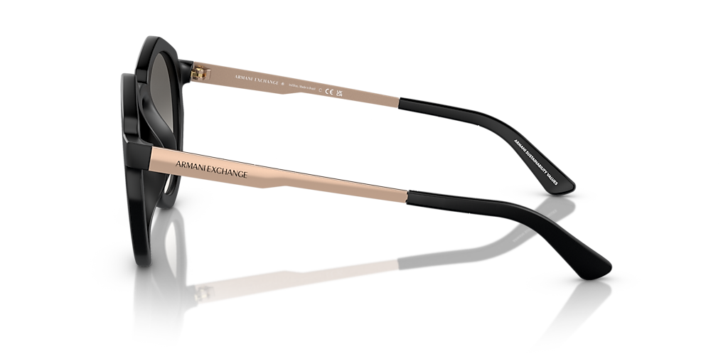 Armani Exchange AX4132SU L (51 - 21) with Grey lenses and Black
