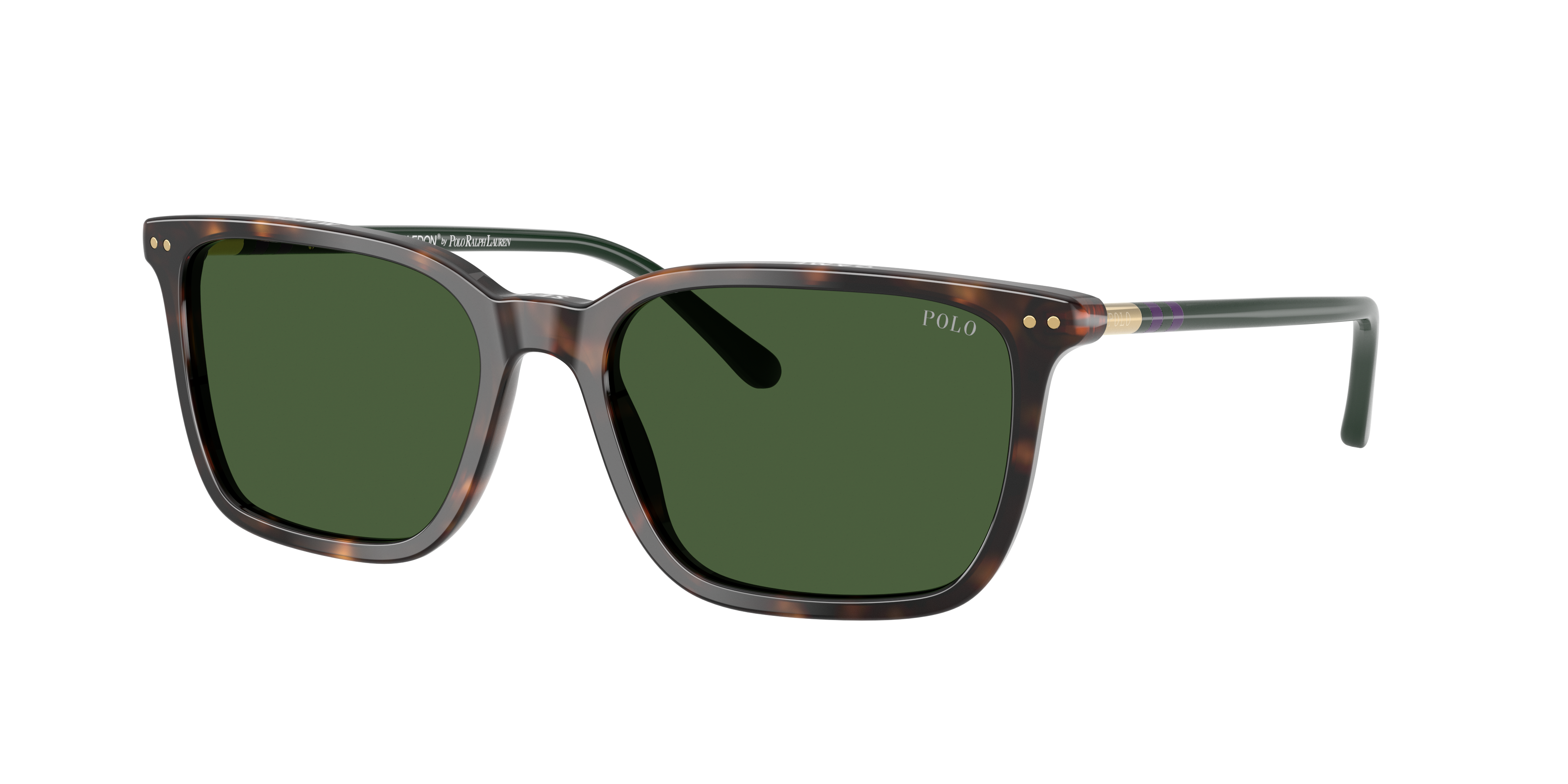 Polo Ralph Lauren Man Sunglass PH4226 -  Frame color: Shiny Dark Havana, Lens color: Bottle Green