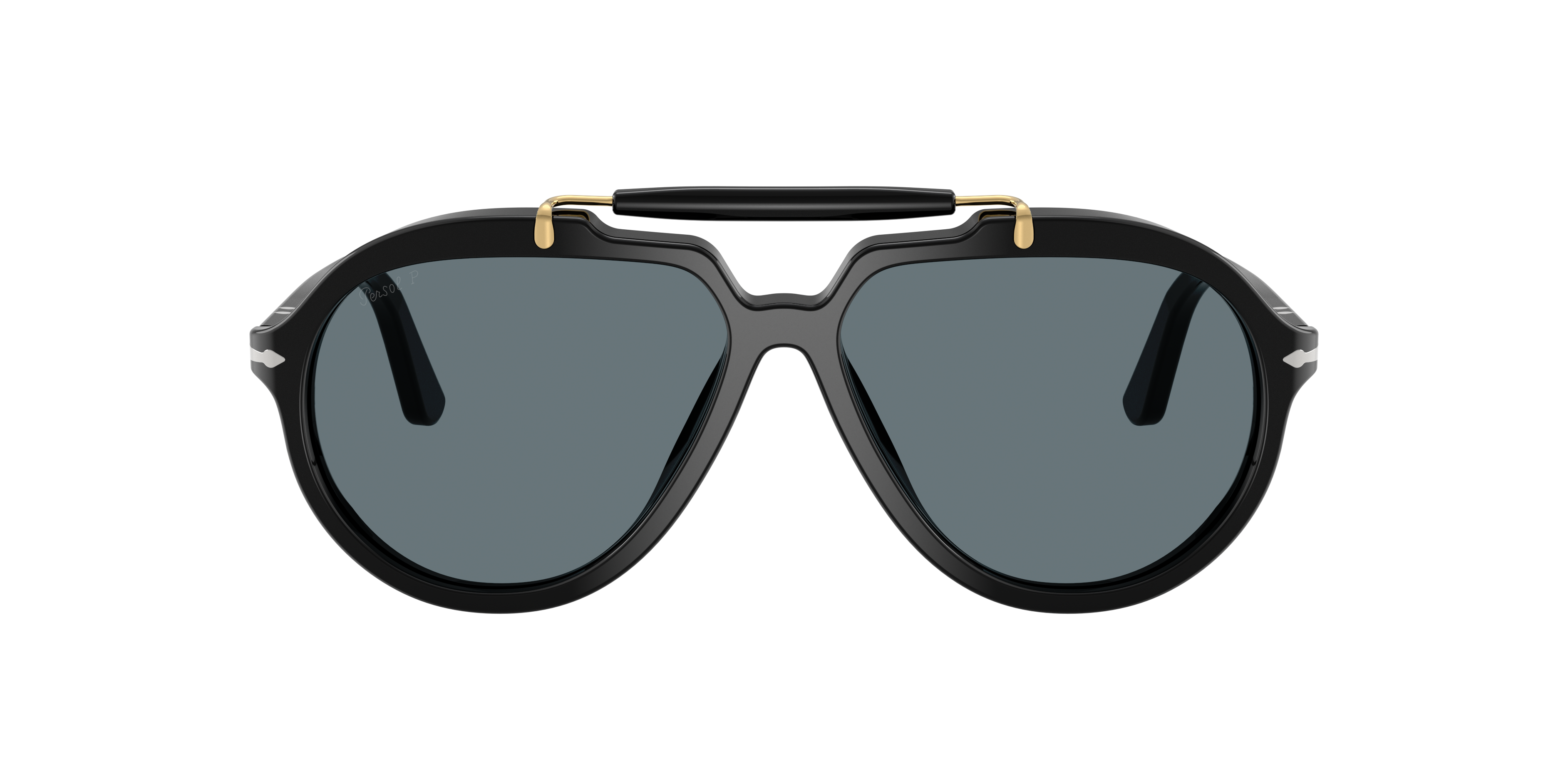 Persol Unisex Sunglass Po0202s In Dark Blue Polar