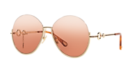 Chloe アイウェア ラウントフレム サンクラス CH0067S 004 Chloé™ CH0067S Round Sunglasses | EyeOns.com