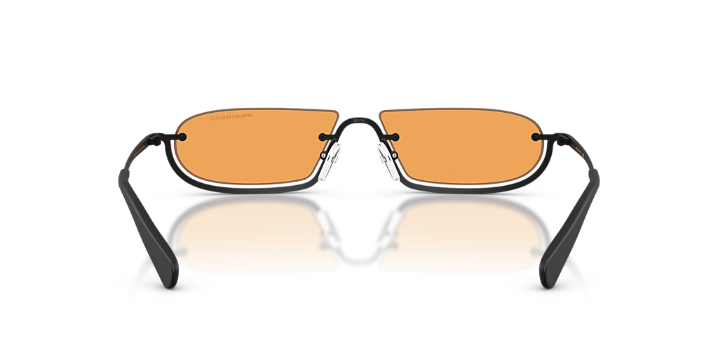 ARMANI EXCHANGE AX2058S Matte Black - Men Sunglasses, Orange Lens