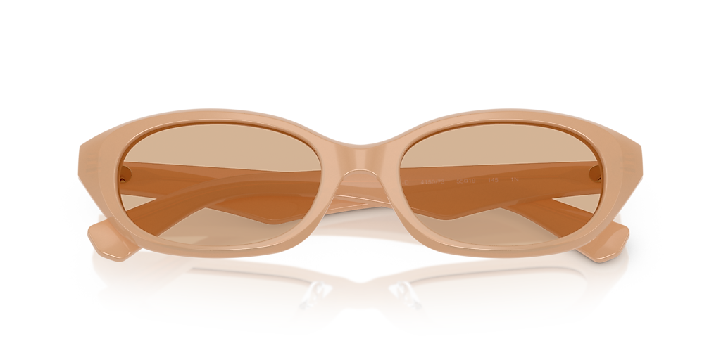 BURBERRY ラウントフレムサンクラス BE4447D 411387 Burberry BE4447D XL (55 - 19) with Brown lenses and Beige