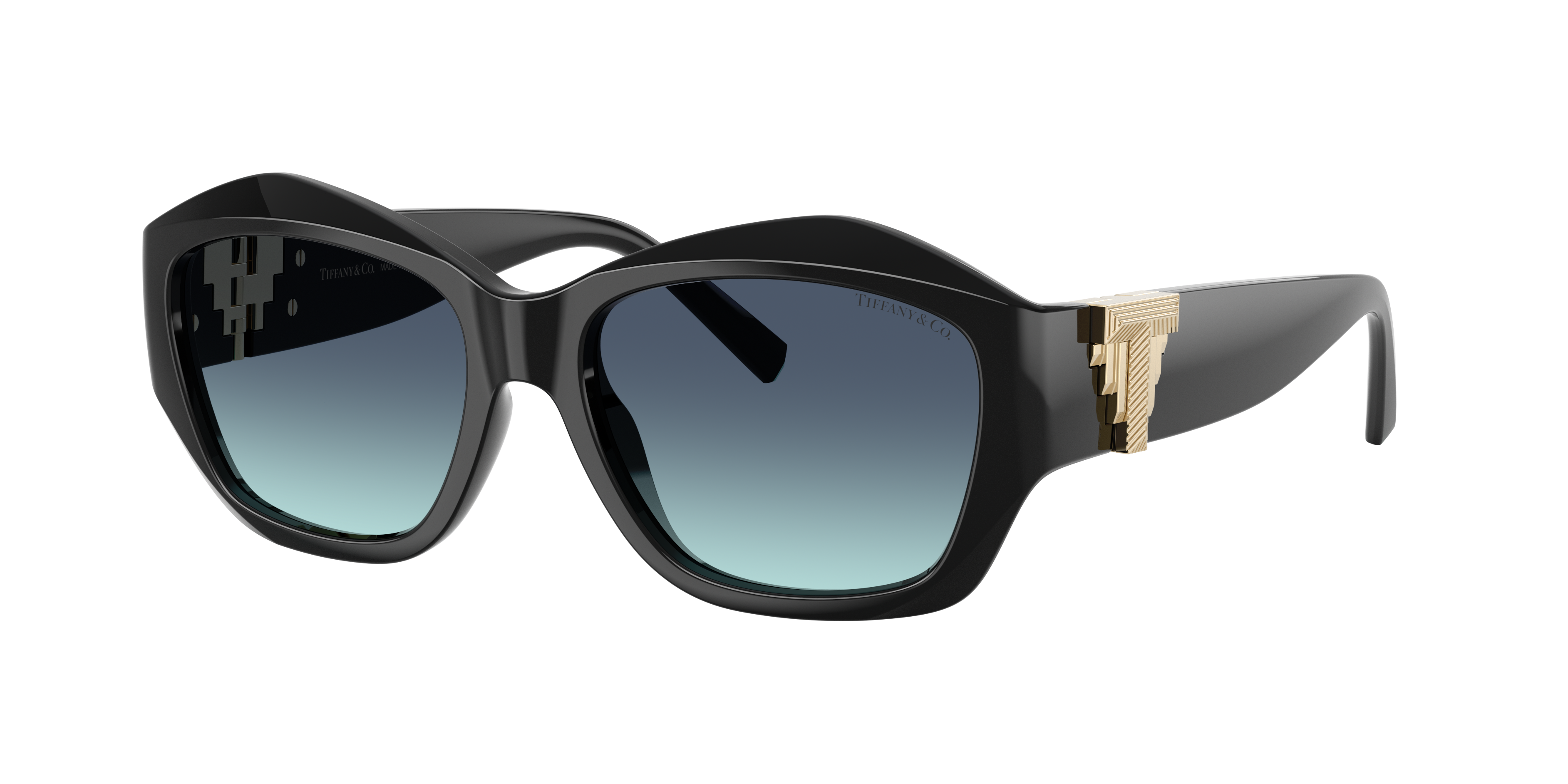 Tiffany & Co. Woman Sunglass TF4233U -  Frame color: Black, Lens color: Azure Gradient Blue