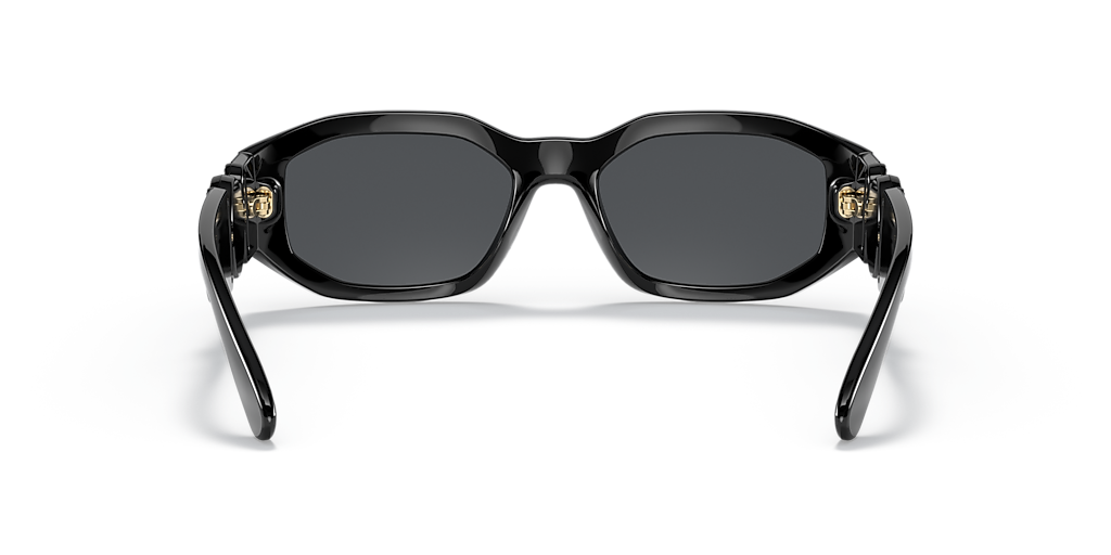 VERSACE レオハトフリントヒキニトッフ GRA10086021A13661 5N580 Versace VE4361 Biggie M (53 - 18) with Grey lenses and Black