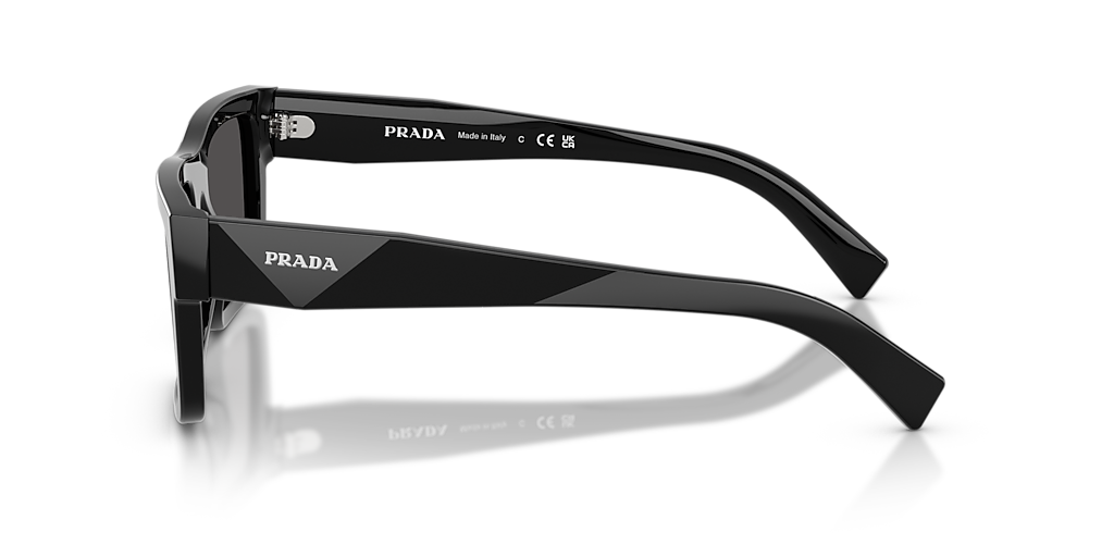 Prada PR 19WS M (52 - 21) with Grey lenses and Black frame