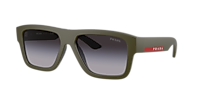 Prada Linea Rossa PS 04ZS XXL (56 - 16) with Grey lenses and