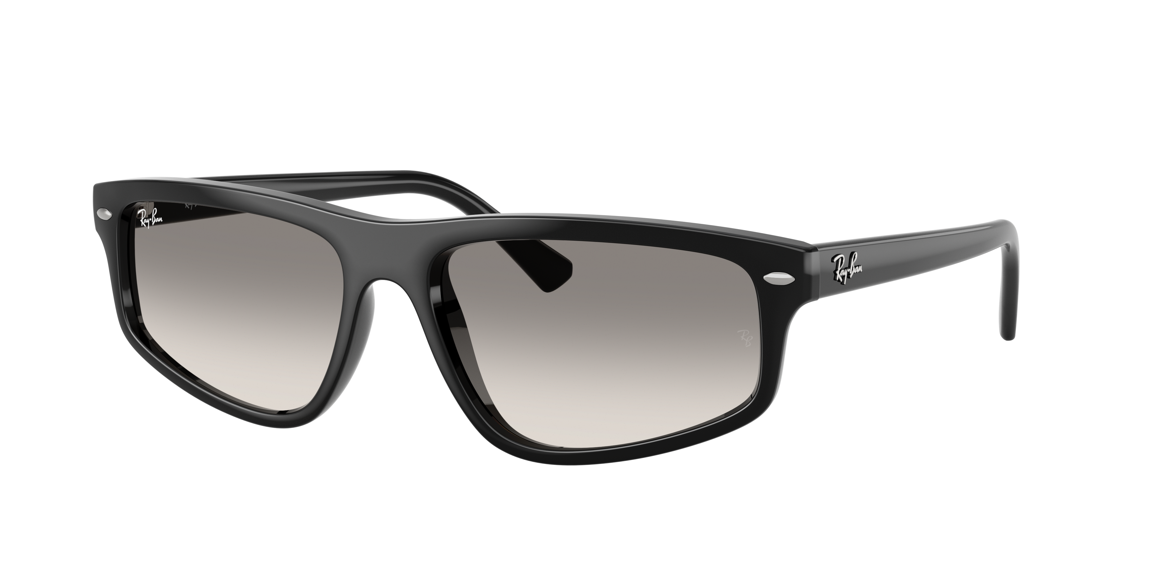Ray-Ban Unisex Sunglass RB2225 -  Frame color: Black, Lens color: Clear Gradient Grey