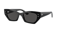 Ray-Ban ORB4430F - Zena 6677/81ブラック Sunglasses Ray-Ban Zena Bio-based RB4430 6677/81 52-22 Black