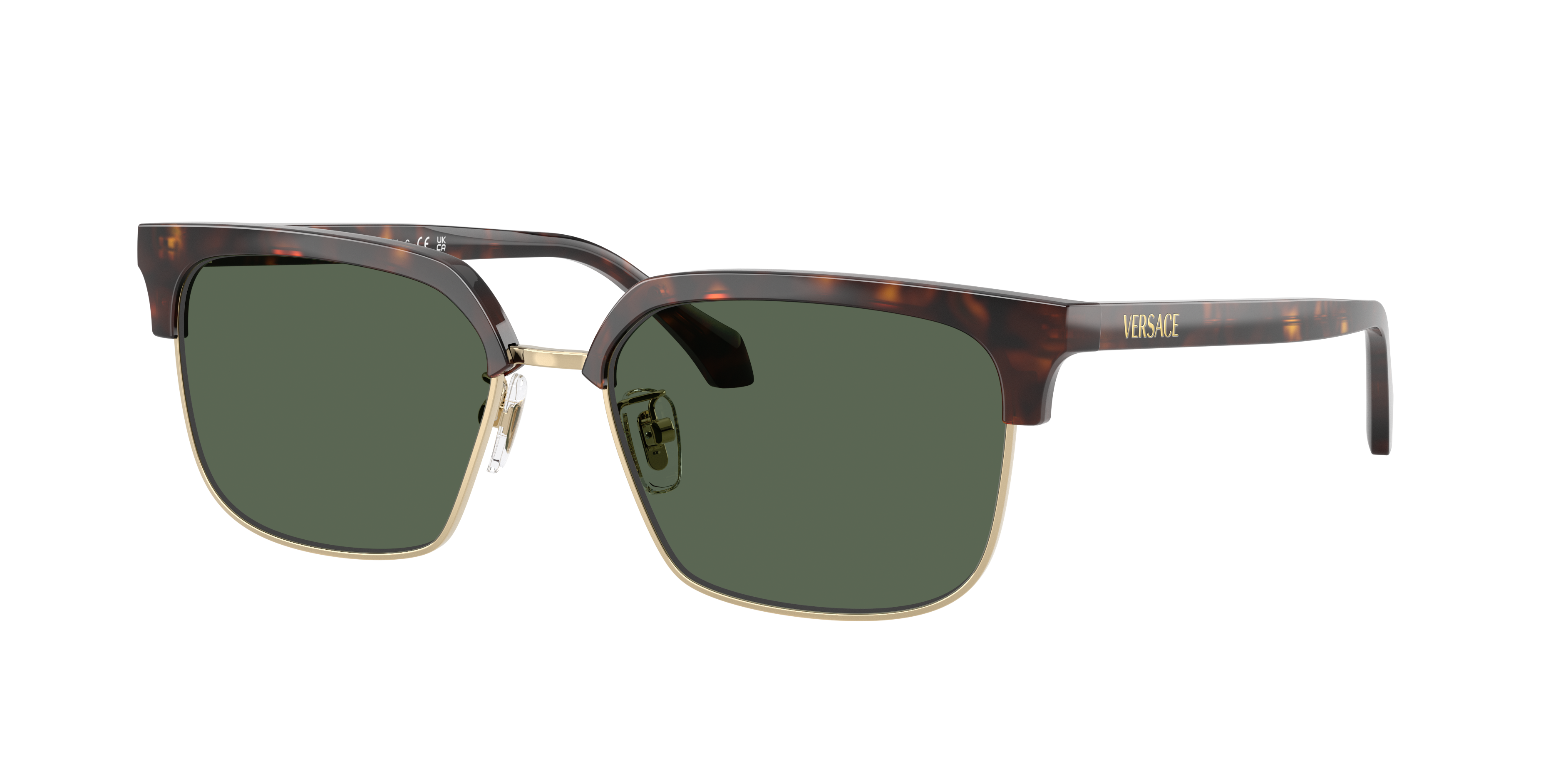Versace Man Sunglass VE4494D -  Frame color: Dark Havana, Lens color: Dark Green